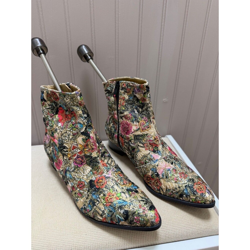 Renée floral ankle boots size 5